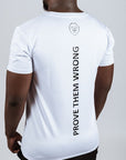 White Fearless Performance T-shirt - SNO