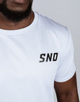 White Fearless Performance T-shirt - SNO